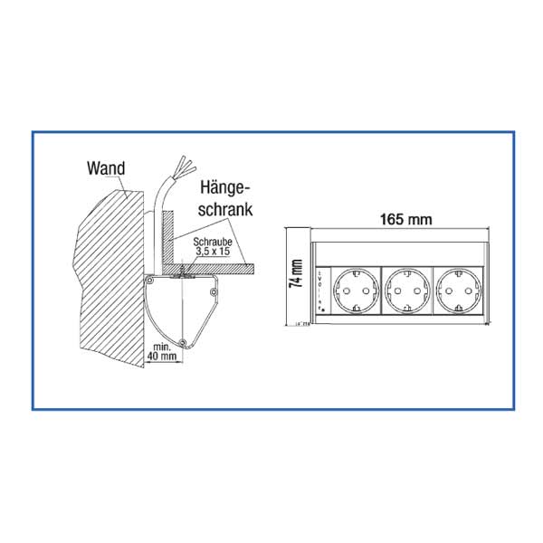 Evoline Dock in verschiedenen Varianten