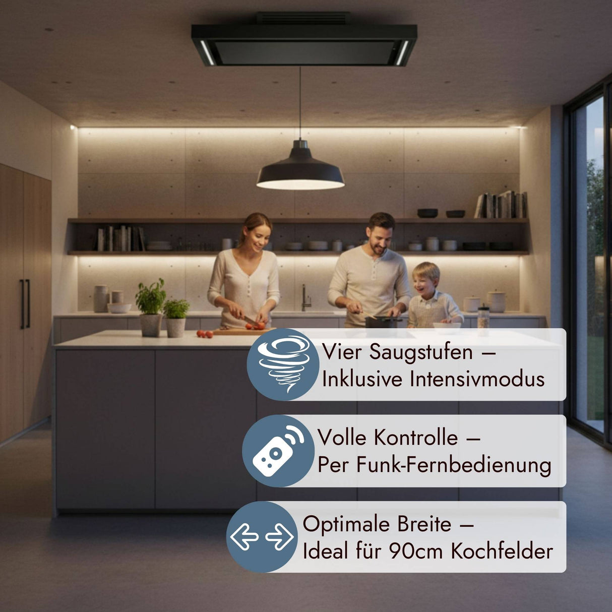 Airforce Silhouette U Easy Fit Deckenlüfter