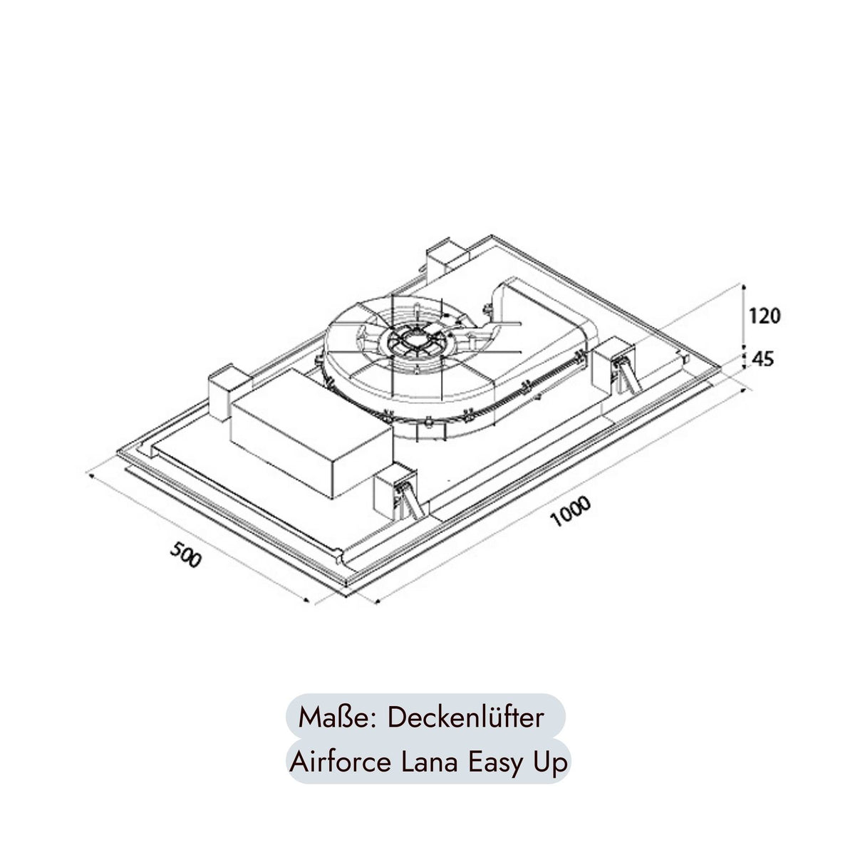 Airforce Lana A Easy Up Deckenlüfter