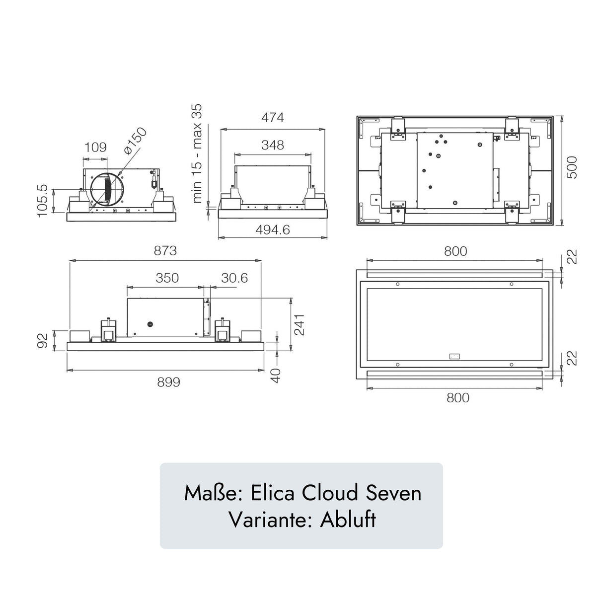 "Elica Cloud Seven" von Elica (Bild 9). / /