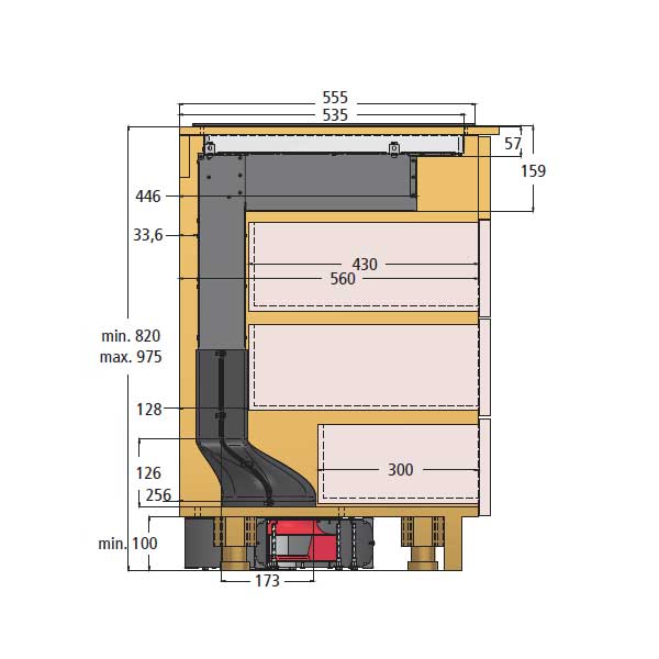 Airforce Centrale B2 Tischhaube
