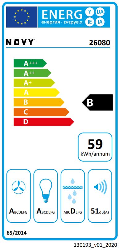 Lüfterbaustein Novy Crystal