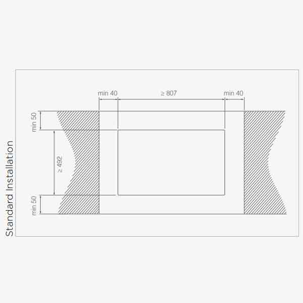 NikolaTesla One/One HP von Elica Kochfeldabzug Tischhaube