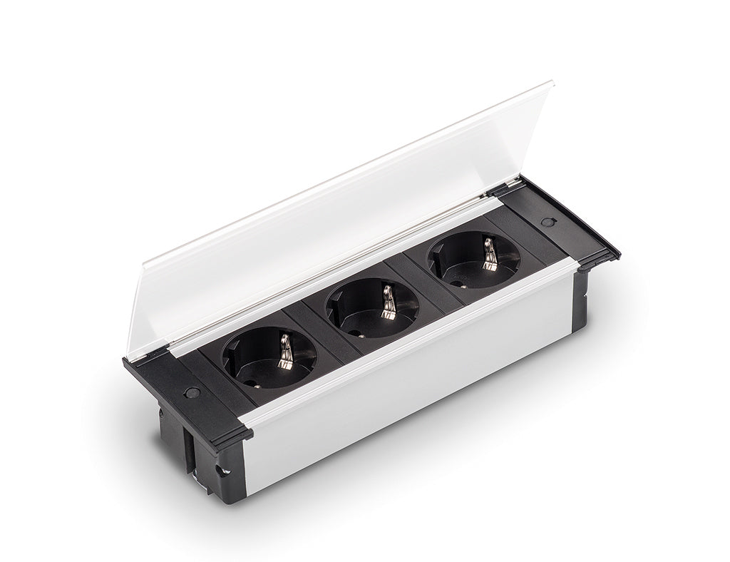 Bachmann Kapsa weiß 3 fach Steckdose