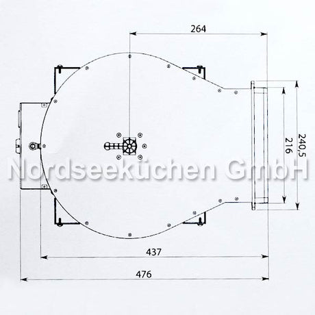 Falmec Flachmotor mit hoher Leistung