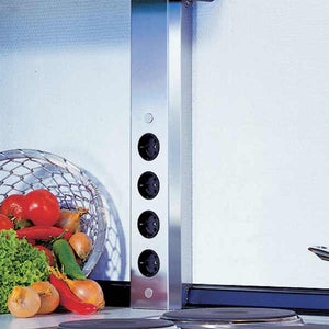 Thebo Profi Wandsteckdose aus Edelstahl