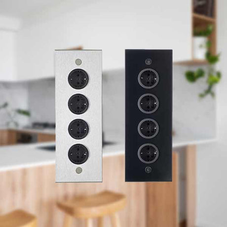 Thebo Tesi Ecksteckdose 4er Steckdose