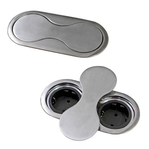 Thebo ST 09 Eight Küchensteckdose Edelstahl