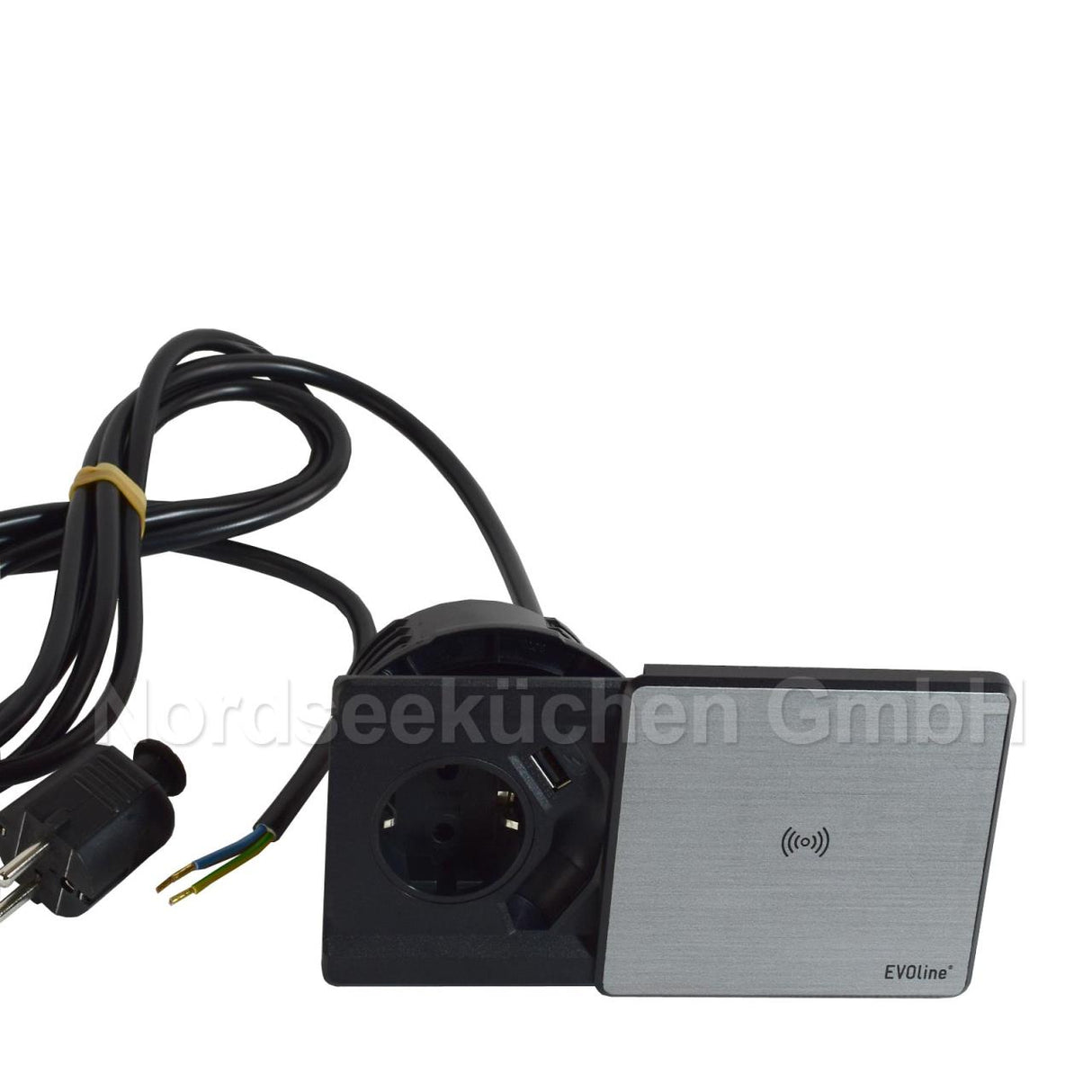 EVOline Square80 mit QI-Ladefunktion kabelloses Laden