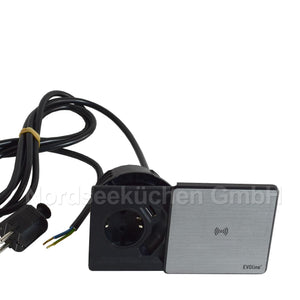 EVOline Square80 mit QI-Ladefunktion kabelloses Laden