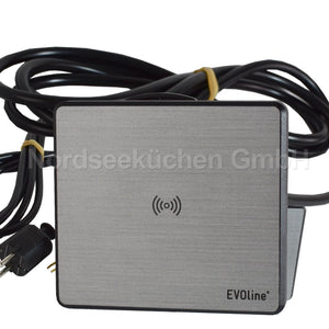 EVOline Square80 mit QI-Ladefunktion kabelloses Laden