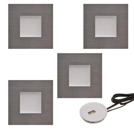 LED-Sockelleuchte Karo Emotion Touch-Dimmer