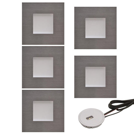 LED-Sockelleuchte Karo Emotion Touch-Dimmer