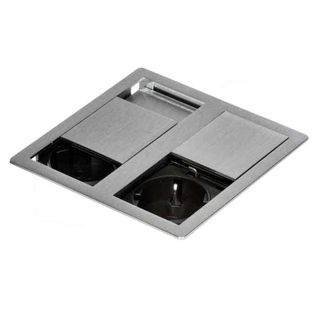 Einbausteckdose VersaHIT Dual aus Polycarbonat