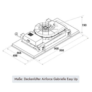 Airforce Gabrielle Easy Up Deckenlüfter