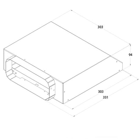 Novy Adapter zur Deckenhaube