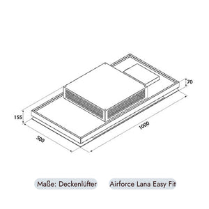 Airforce Lana U Easy Fit Deckenhaube