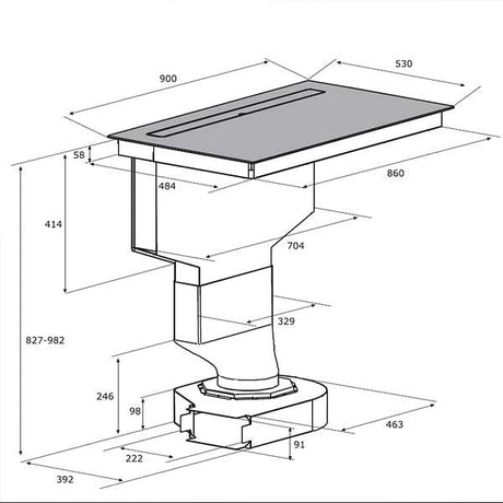 Airforce Aspira Serra Flex Motion Tischhaube