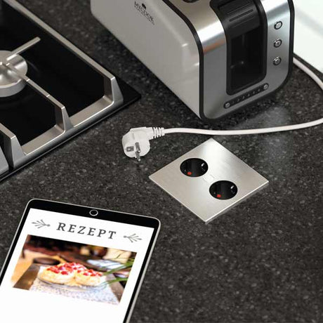 Duplex Q Steckdosenelement