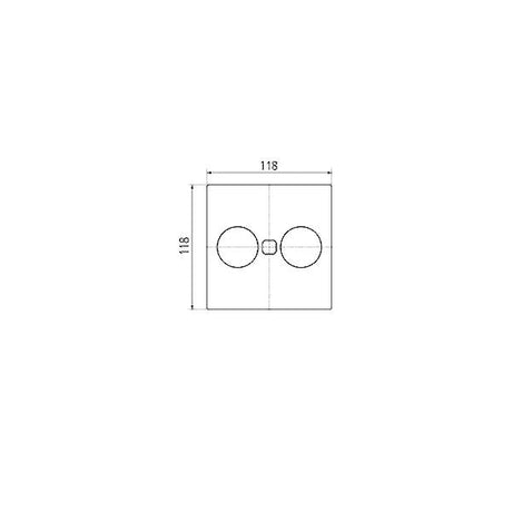 Duplex Q Steckdosenelement