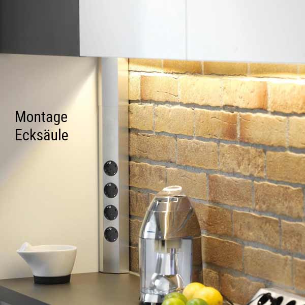 Wand und Eck-Steckdose Boda