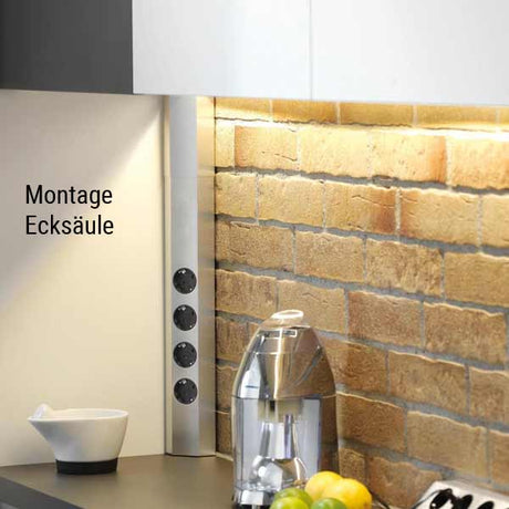 Wand und Eck-Steckdose Boda