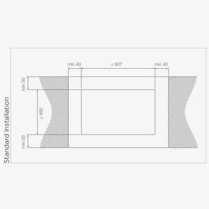 NikolaTesla One/One HP von Elica Kochfeldabzug Tischhaube
