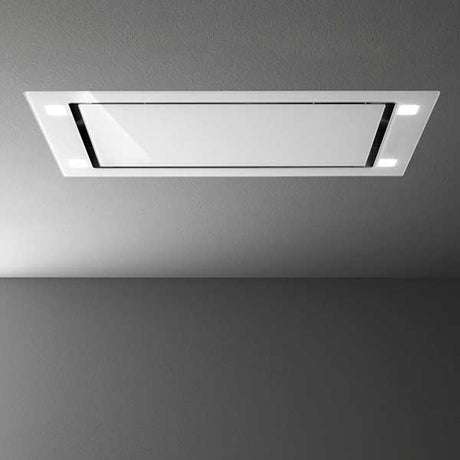 Falmec Sirio Deckenlüfter weißes Glas