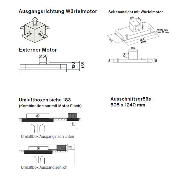 Skema Deckenlüfter von Falmec