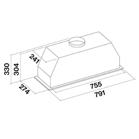 Falmec Lüfterbaustein Plus Pro Incasso