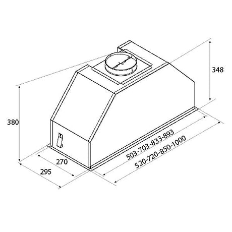 Airforce Incasso Pro No Drop Einbauhaube