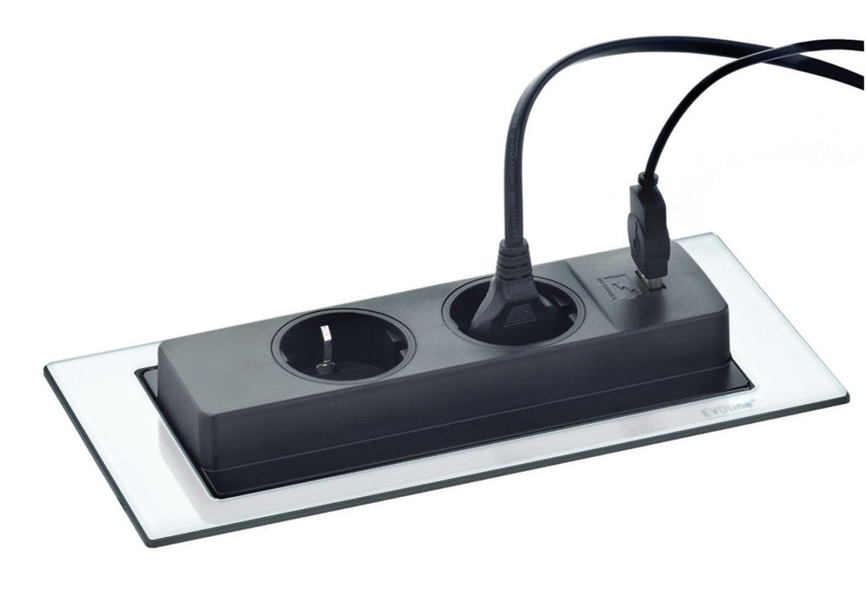 EVOline BackFlip drehbare Steckdose