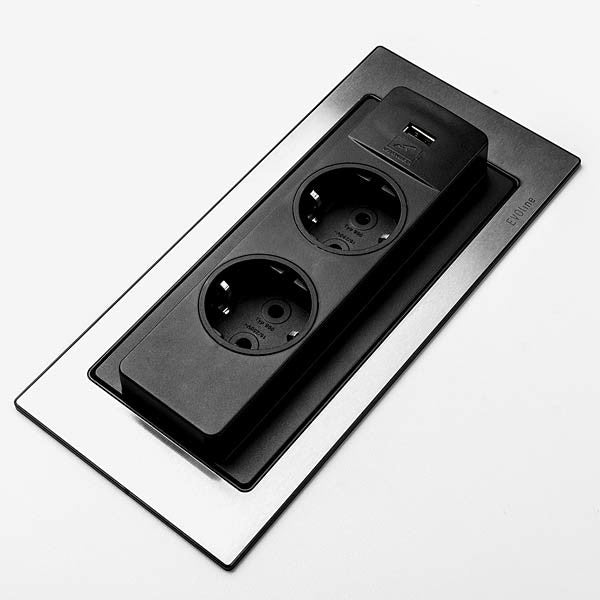 EVOline BackFlip drehbare Steckdose