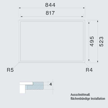 Falmec Zero/Zero Easy Muldenlüfter