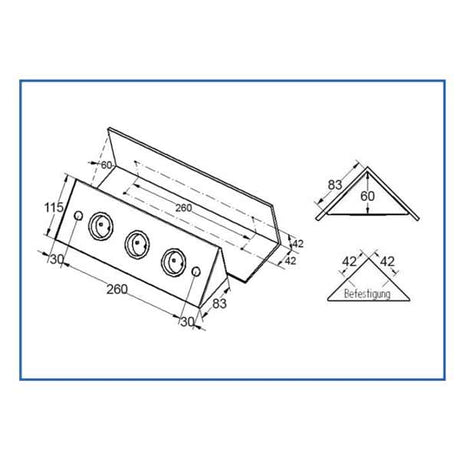 Thebo Ecksteckdose Riva mit und ohne USB