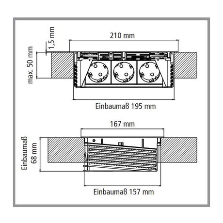 EVOline Flip Top Push in verschiedenen Farben
