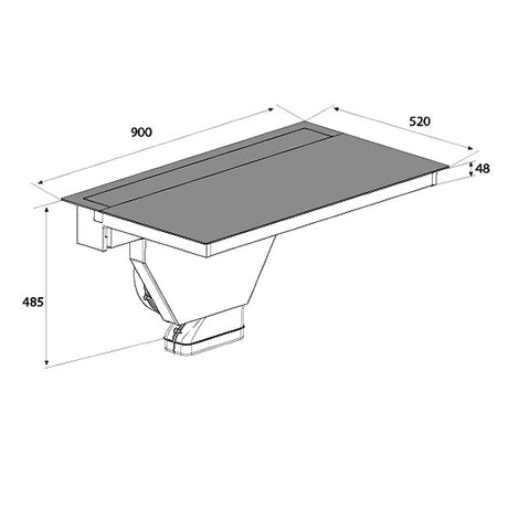 Airforce VISIO PLUS 90 Tischhaube
