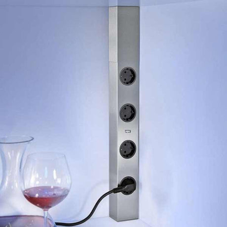 Thebo Cape 4-fach Küchensteckdose mit USB